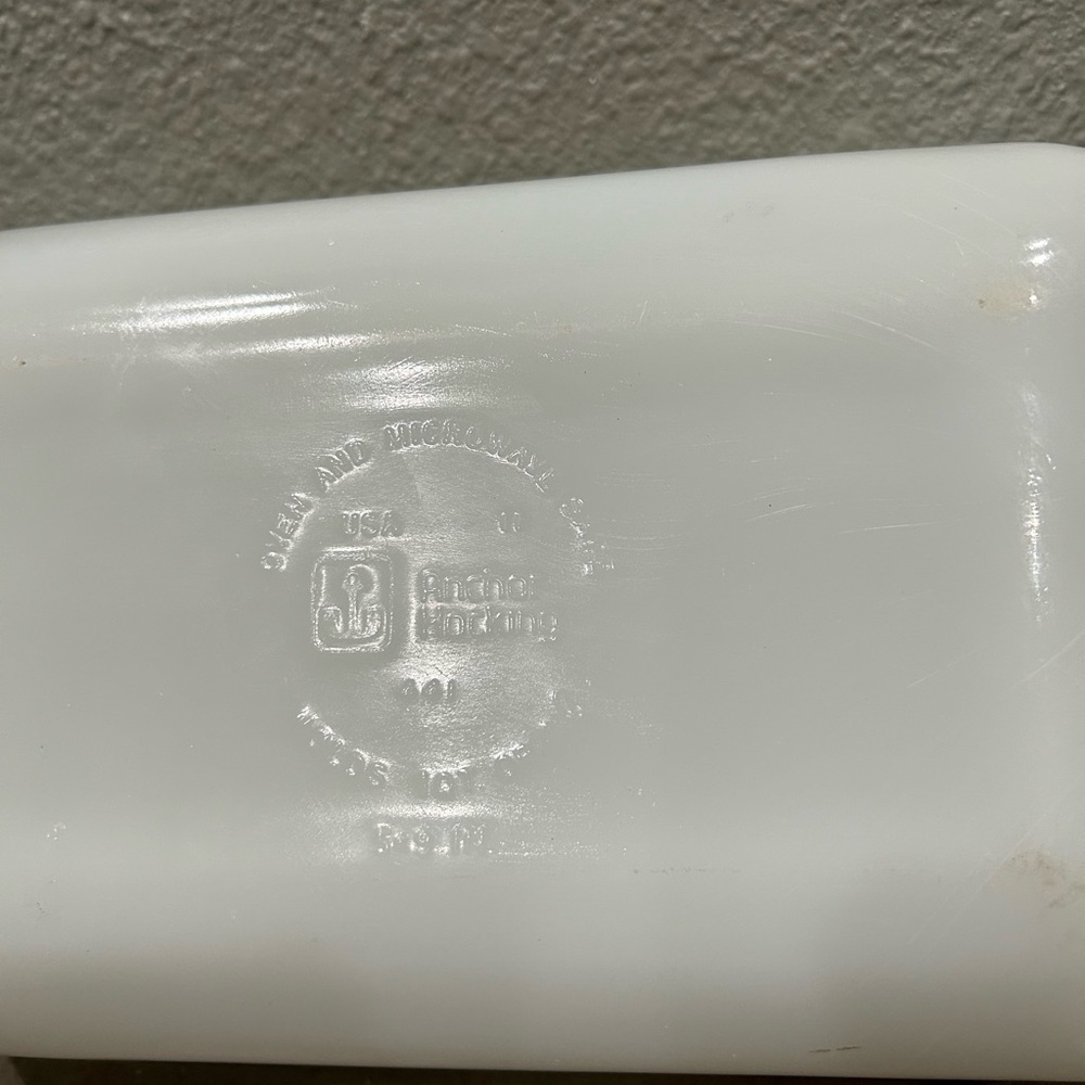 VINTAGE Anchor Hocking 1QT Loaf Pan/Casserole "Harvest Vegetable" DESIGN!!! - Picture 3 of 4